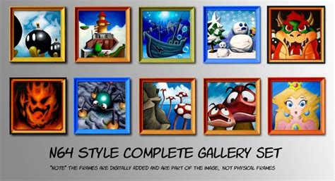 My Crafting Site: All Mario 64 Paintings