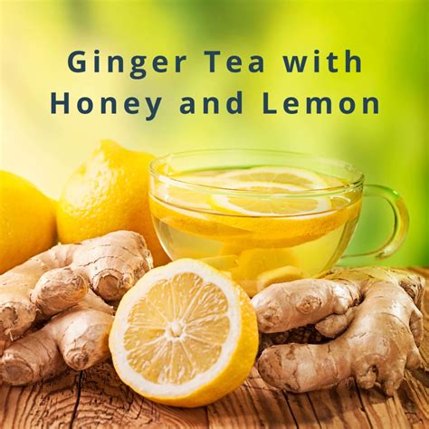 Ginger Tea with Honey and Lemon - Peaceful Heart Farm