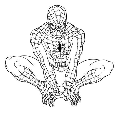 Top 20 Spiderman Coloring Pages Printable