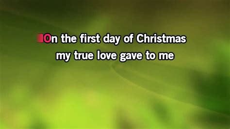 Twelve days of Christmas karaoke video - YouTube