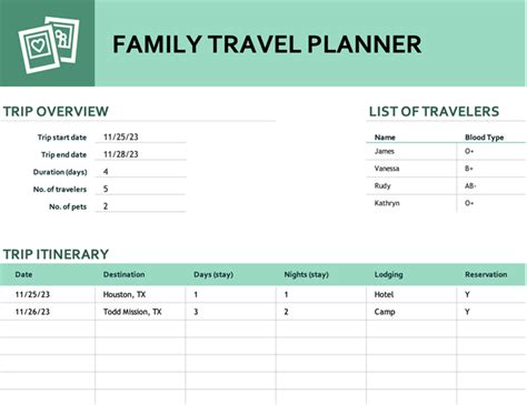 Holiday Itinerary Template Excel - 10 Holiday Itinerary Template Excel ...