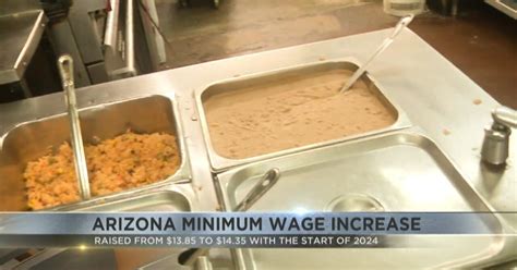 Arizona minimum wage increase starting January 1st | Video | kvoa.com