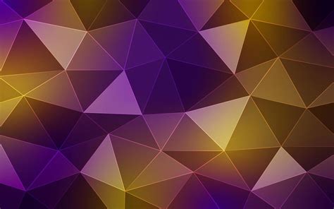 Dark purple background with yellow light. Abstract geometric polygon pattern design. Vector ...