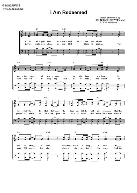 Spiritual-I Am Redeemed Sheet Music pdf, - Free Score Download ★