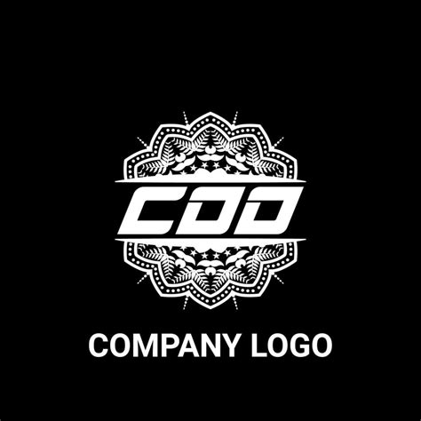 CDO letter royalty mandala shape logo. CDO brush art logo. CDO logo for a company, business, and ...