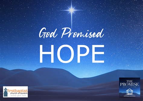 God Promises HOPE — First Baptist Church Dunkirk