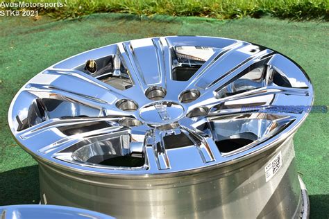 20" GMC Sierra OEM FACTORY Chrome Clad WHEELS Yukon TAHOE SILVERADO 1500 chevy