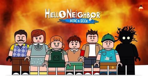 Hello Neighbor Hide and Seek | Drawing Lego Minifigures | Lego Hello ...