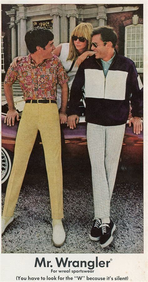 Wrangler ad from Playboy, 1967 1960s Fashion Mens, Sixties Fashion, 60 ...