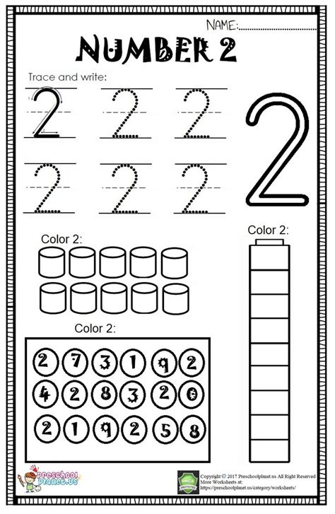 numbers 0 20 worksheets for kindergarten numbersworksheetcom - number 2 worksheet for kids math ...