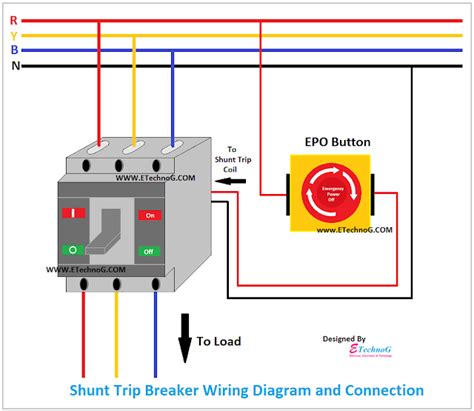 Square D Shunt Trip Breaker Wiring Diagram