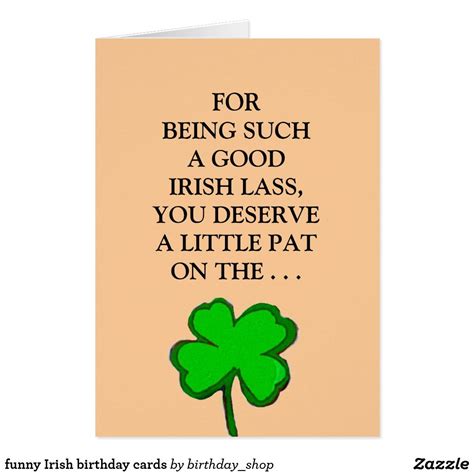 Funny Irish Birthday Wishes Quotes - ShortQuotes.cc