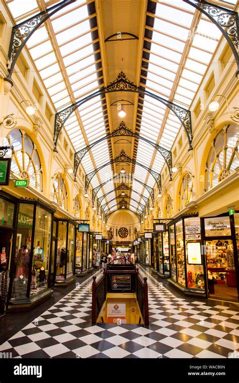 Royal Arcade Melbourne Stock Photo - Alamy