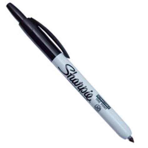 Sharpie Marker Retractable Fine Point - Black