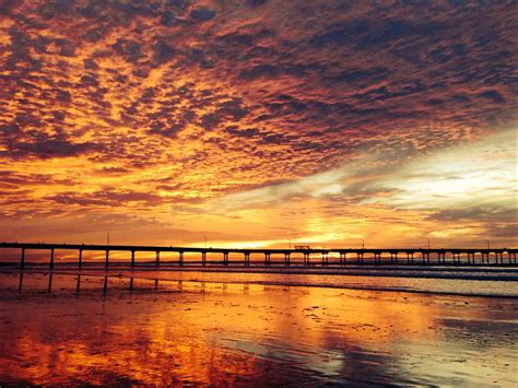 Ocean Beach Pier_most beautiful sunset I have seen in OB yet! Loved this night I took this ...