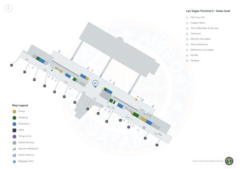 Las Vegas Airport Terminal 3 Map - Trula Kesley