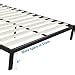 Amazon.com: HOBBYN Metal Bed Frame,Queen Size Bed Frame with Wood Slat Support with Headboard ...