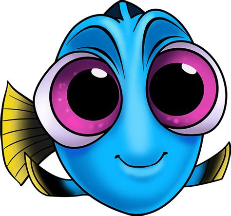 Download How To Draw Baby Dory From Finding Dory - Baby Dory Drawing Easy Clipart (#5457124 ...