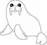 Walrus Kids Coloring Page Great For Beginner Book 2468202  sketch template