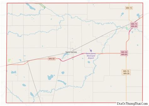 Map of Watonwan County, Minnesota - Địa Ốc Thông Thái