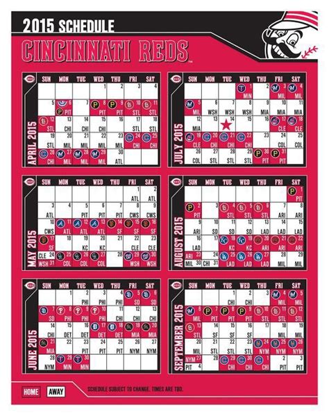 Cincinnati Reds 2024 Schedule Printable