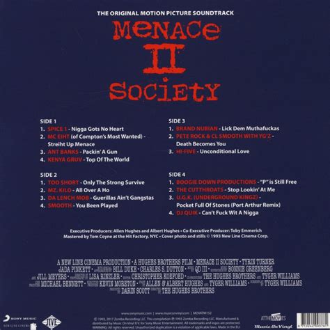 Various Artists - Menace II Society (The Original Motion Picture ...