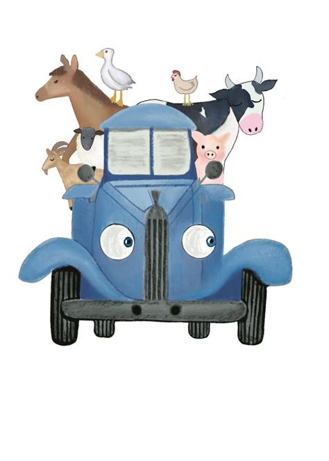 Blue Truck Clipart PNG With Transparent Background - Etsy