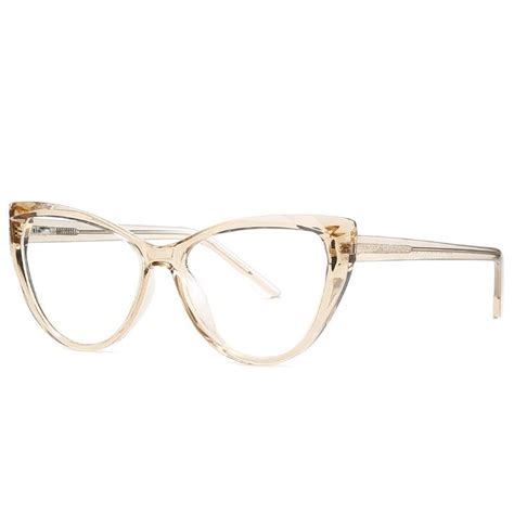 Gmei Women's Eyeglasses Cat Eye Acrylic Tr90 Cp Frame 2003 | Eyeglasses ...