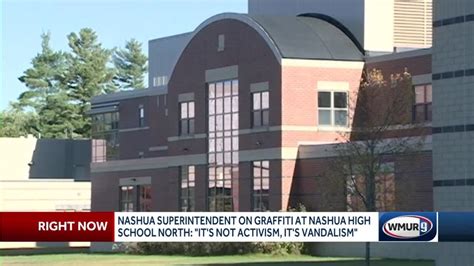 Nashua superintendent on graffiti at Nashua High School North: "It's not - YouTube