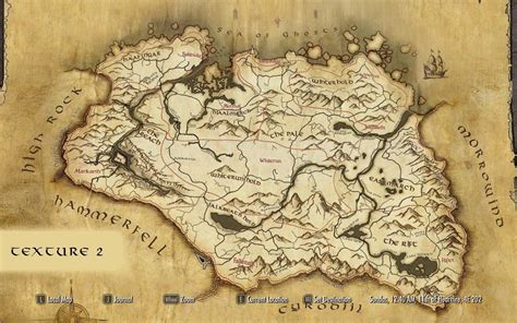 Warburgs 3D Paper World Map at Skyrim Nexus - mods and community | Skyrim map, Elder scrolls v ...