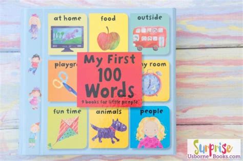 My First 100 Words ~ Chunky Board Book Set! - Surprise Usborne Books