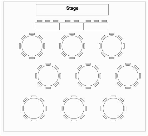 Banquet Floor Plan Template - floorplans.click