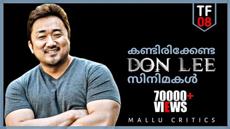 Don Lee Movies you should watch | Ma Dong Seok Movies | Korean | Mallu Critics - YouTube