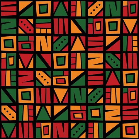 Pan African Color Seamless Pattern 6556016 Vector Art at Vecteezy