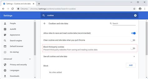 Enable 3rd party cookies in google 42 - minnesotanimfa