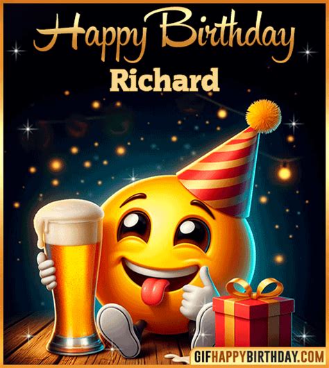 Happy Birthday Richard GIF Images