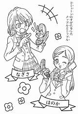 Smile Precure Coloring Pages sketch template