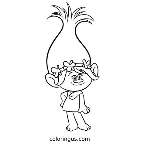 Trolls Coloring Pages (Free Printable PDF)