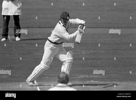 Allan lamb cricketer Black and White Stock Photos & Images - Alamy