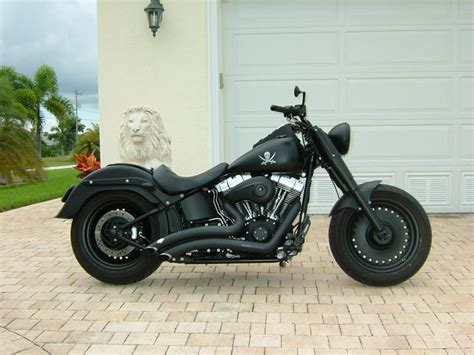 Buy HARLEY SOFTAIL FAT BOY LO - BLACK DENIM - SOME MINOR on 2040-motos