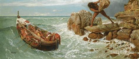 Odysseus and Polyphemus Painting by AAR Reproductions - Fine Art America