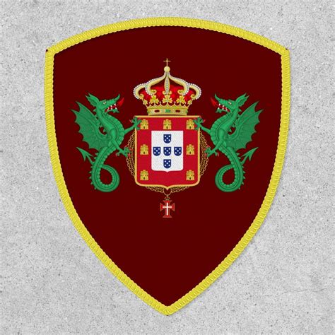 Coat of Arms of the Kingdom of Portugal 1640-1910) Patch | Zazzle ...