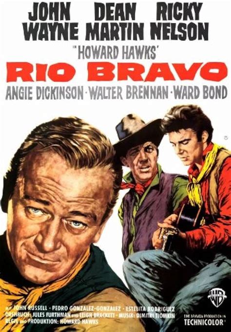 Rio Bravo Movie Poster (27 X 40 Inches 69cm X 102cm) (1959) -(John Wayne)(Dean Martin)(Angie ...