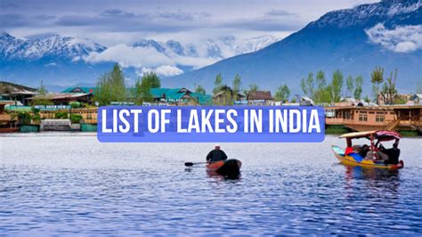 Lakes In India: Important Lakes In India List(Updated), Map, Types And ...