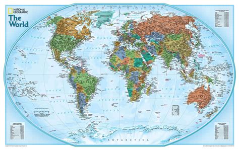 National Geographic World Map Printable Printable Maps | My XXX Hot Girl