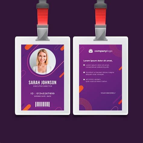 Free Vector | General business id card template