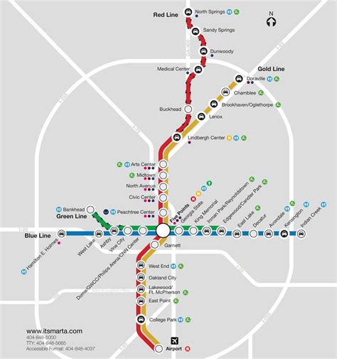 MARTA-Rail-System-Map - Atlanta Championship Game