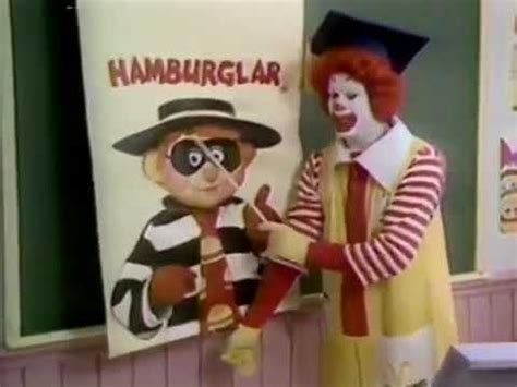 2000's: McDonald's Hamburglar University Commercial 1986/2008 (2008) - YouTube