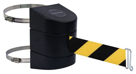 TENSABARRIER Retractable Belt Barrier, Yellow/Black Chevron - 3ZAW4|897 ...