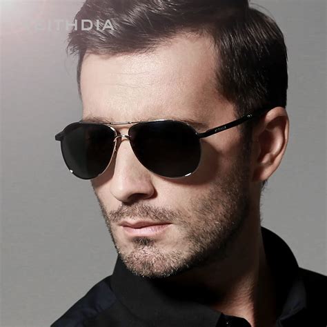 VEITHDIA Aviator Men Sunglasses Polarized Lens Driving Sun Glasses Male Driving Fishing Fashion ...